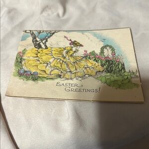 Vintage Easter Greetings Card